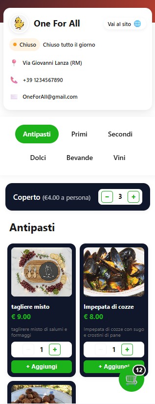 Menu Preview